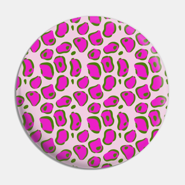 Pink Animal Print Pin by KathrinLegg