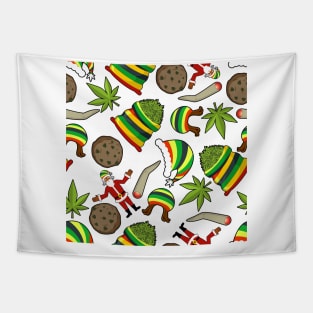 Rasta Christmas Tapestry