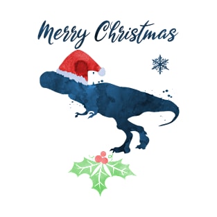 Christmas Dinosaur Tyrannosaurus Rex T-Shirt