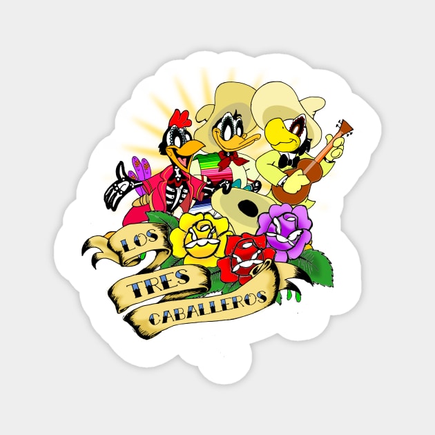 los tres caballeros Magnet by oria