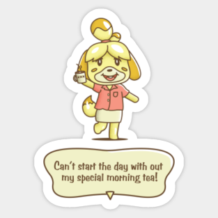 Isabelle Animal Crossing Stickers Teepublic