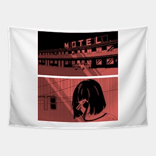 Cool Anime Girl Tapestry