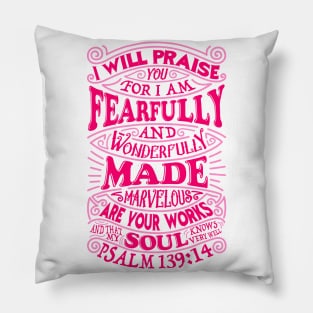 Psalm 139:14 Pillow