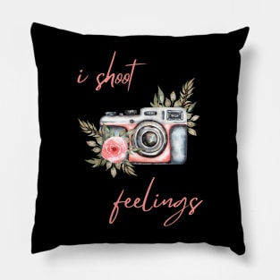 I Shoot Feelings Pillow