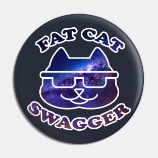 Fat Cat Swagger - Galaxy Edition Pin