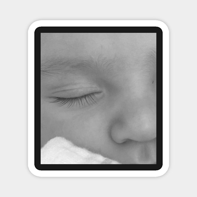 Sleeping Baby Magnet by ephotocard