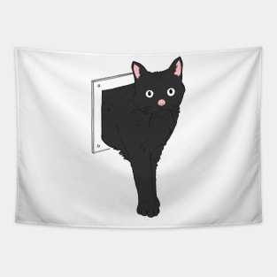 Black cat Tapestry