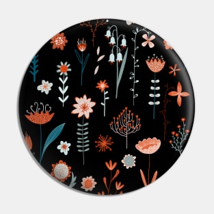 Scandi Wildflowers Of The Summer Pin