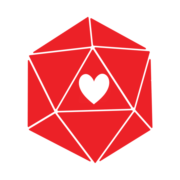 D20 Heart by Atlantahammy