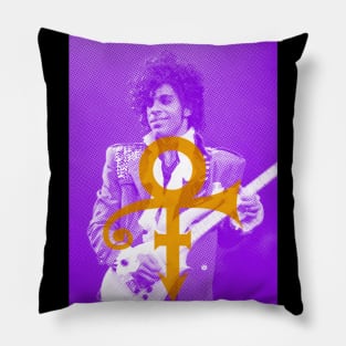 Prince! Riso style Graphic Pillow