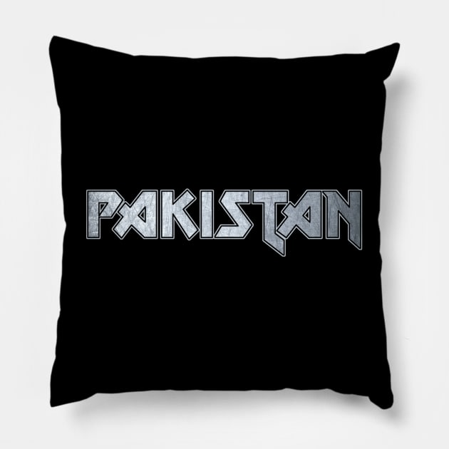 Heavy metal Pakistan Pillow by KubikoBakhar