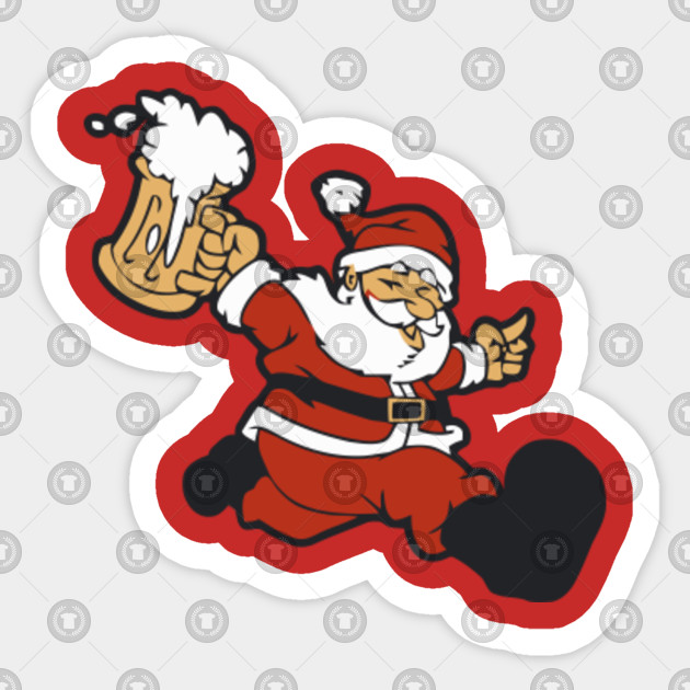 Happy Holiday Merry Christmas Funny Santa Claus