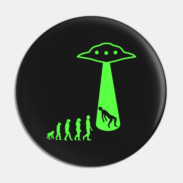 UFO Evolution Step Pin by roswellboutique