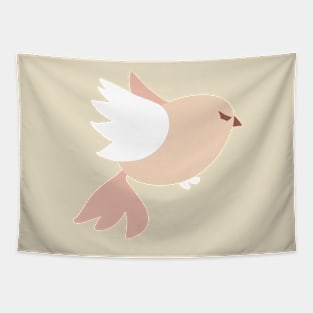 Minimalist flying bird Tapestry