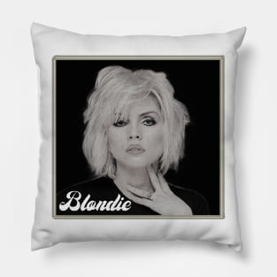 Blondie Fan Art Retro Pillow