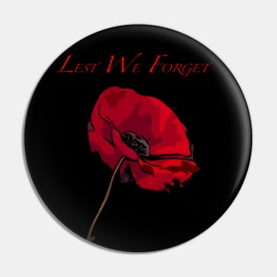 Fasbytes Remembrance Day Poppy Pin