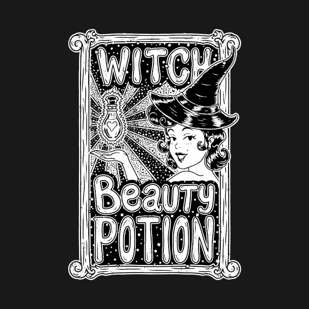 WITCH POTION Front & Back print by Firebrander