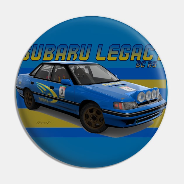 Subaru Legacy BC RS Pin by PjesusArt