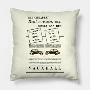 VAUXHALL 10 / VAUXHALL 12 - advert Pillow