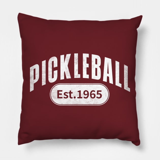 pickleball Pillow by SpaceImagination