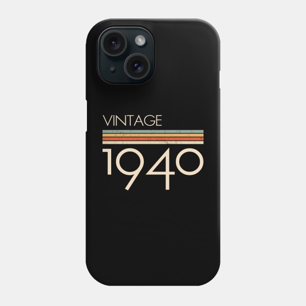 Vintage Classic 1940 Phone Case by adalynncpowell