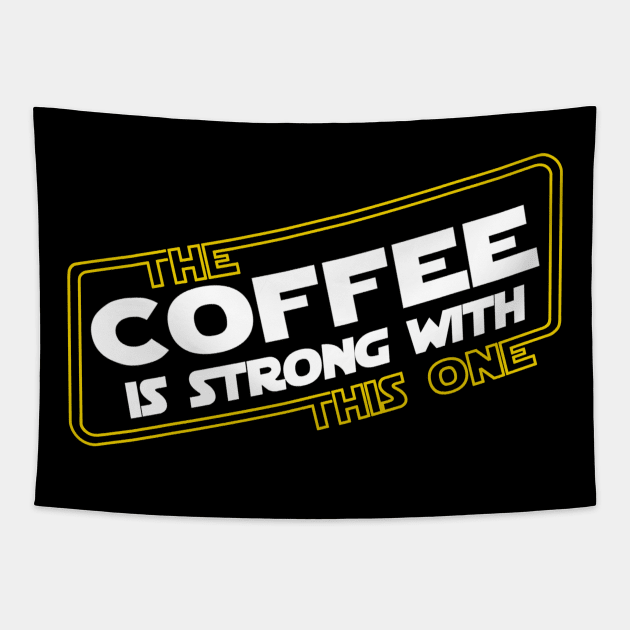 Strong Coffee Tapestry by Milasneeze