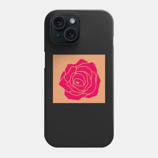 pink rose Phone Case