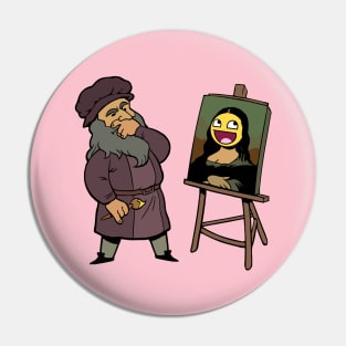 MonaLisa Smile Pin