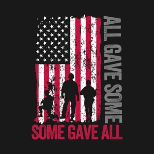 Memorial Day 2022 All Gave Some Some Gave All Veteran T-Shirt