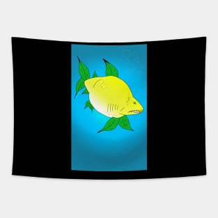 Lemonshark cartoon style Tapestry