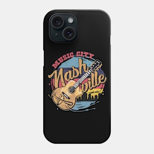 Vintage Nashville Music City Phone Case