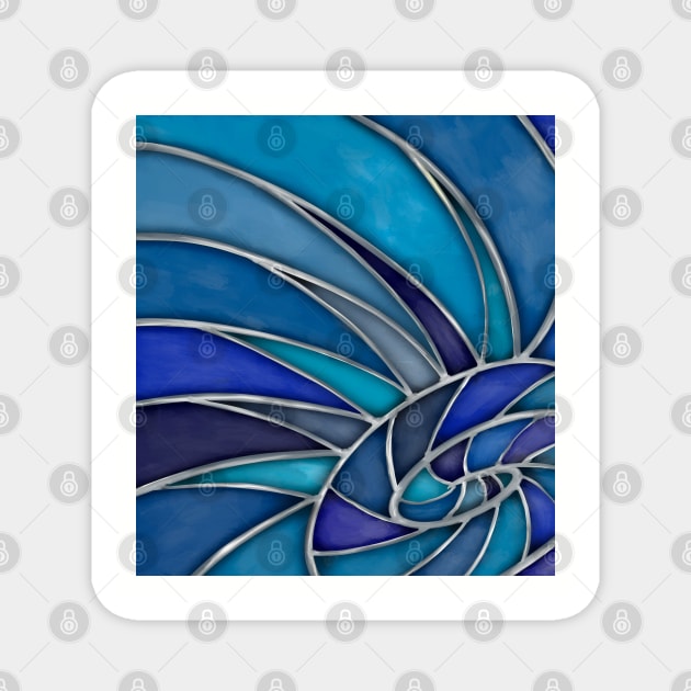 Stained Spiral Magnet by ArtzeeFartzee