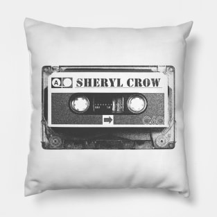 Sheryl Crow / Old Cassette Pencil Style Pillow