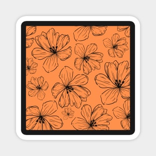 flower t shirt design Magnet