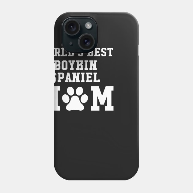 World’s Best Boykin Spaniel Mom Phone Case by xaviertodd