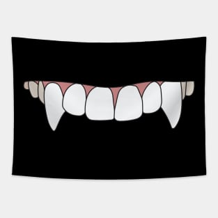 Upper teeth of a vampire Tapestry