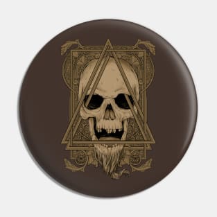 The Uncle skull Pin