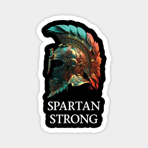 Spartan Strong Art. Magnet by vectrus