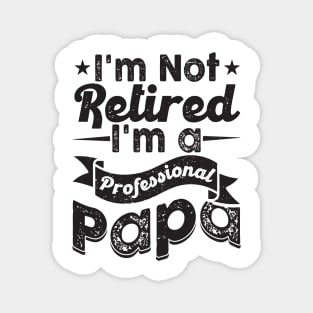 I'm Not Retired I'm A Professional Grandpa Magnet