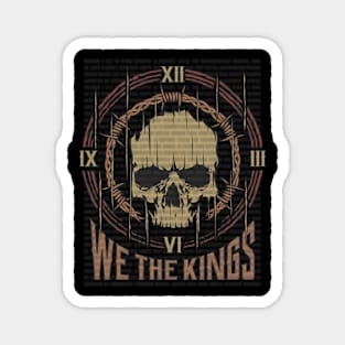 We The Kings Vintage Skull Magnet