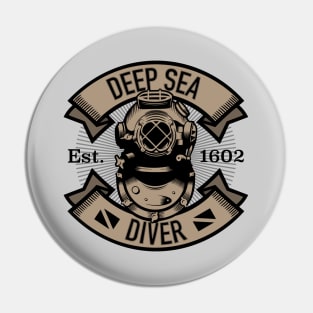 Deep Sea Diver Pin