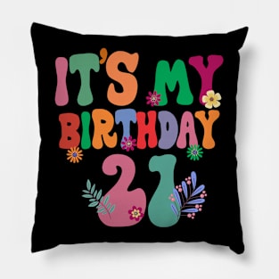 It's my birthday 21 Pillow