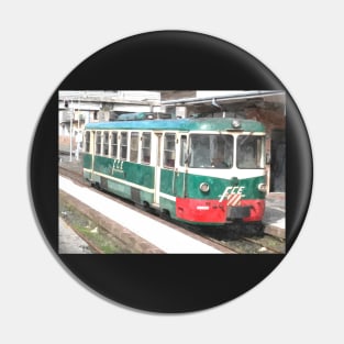 Old train Pin