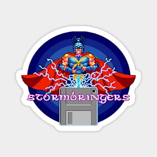 Retro Floppy disk Storbringers 8 bit splash page Magnet