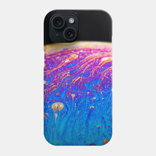 Soap Bubble Close Up Phone Case by philippemx