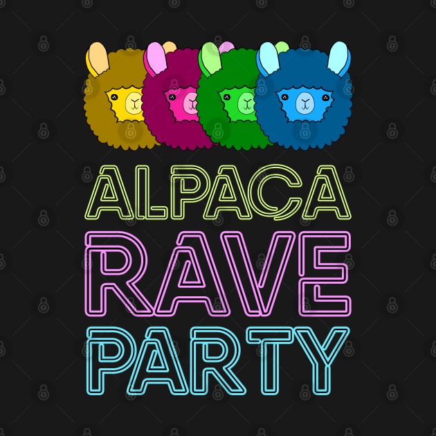Alpaca Rave Party by DeesDeesigns