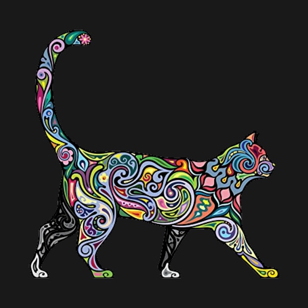 Trippy Cat by kasmarkdsg