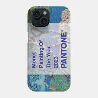 PANTONE MONET -  Bordighera (1884) by Claude Monet Landscape Phone Case