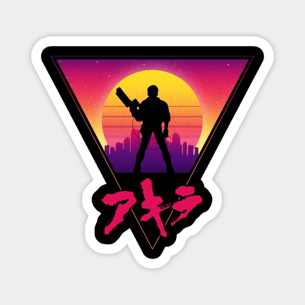 Retro Kaneda Magnet by ddjvigo