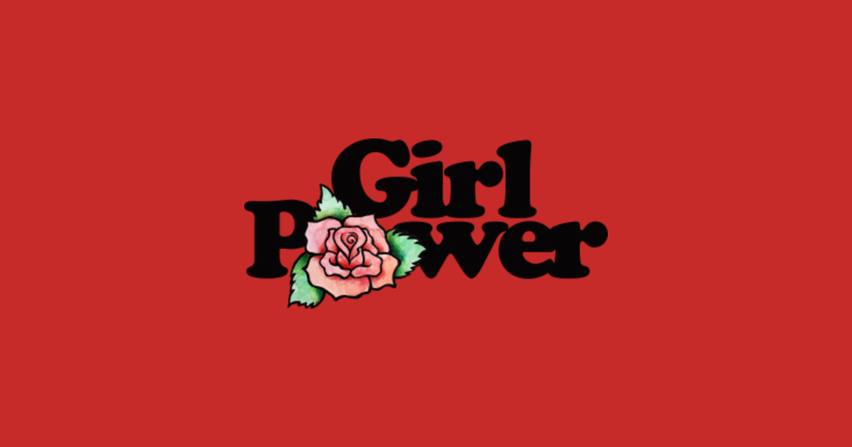 Girl Power Rose Girl Power Rose Sticker TeePublic